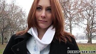 Рыжая чешка Алиса Марч ебется за деньги - порно видео